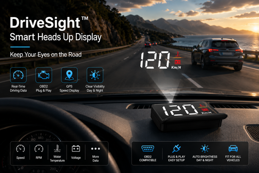 DriveSight™ Smart Heads Up Display – Keep Your Eyes on the Road